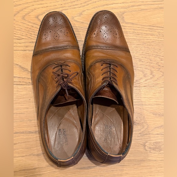 Johnston & Murphy Tan Leather Oxfords Men’s 11 main image 4